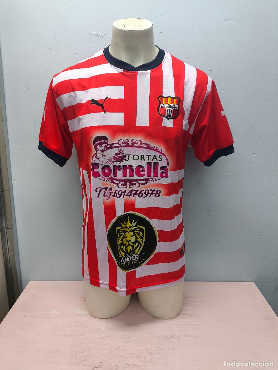 Coleccionismo deportivo: Sant Ildefonso Cornella camiseta futbol catalunya barcelona football shirt L