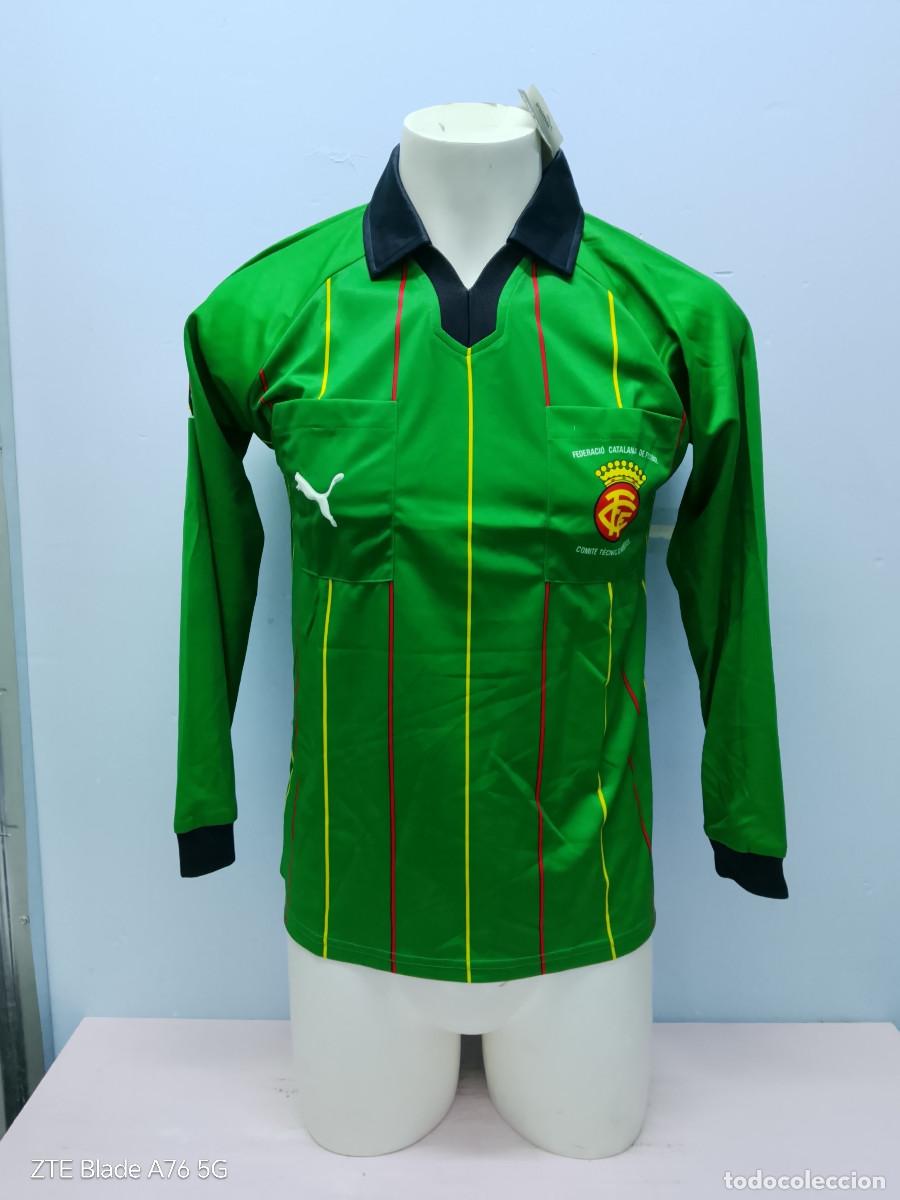 Coleccionismo deportivo: Arbitro Catalunya vintage camiseta futbol football shirt S 58cts