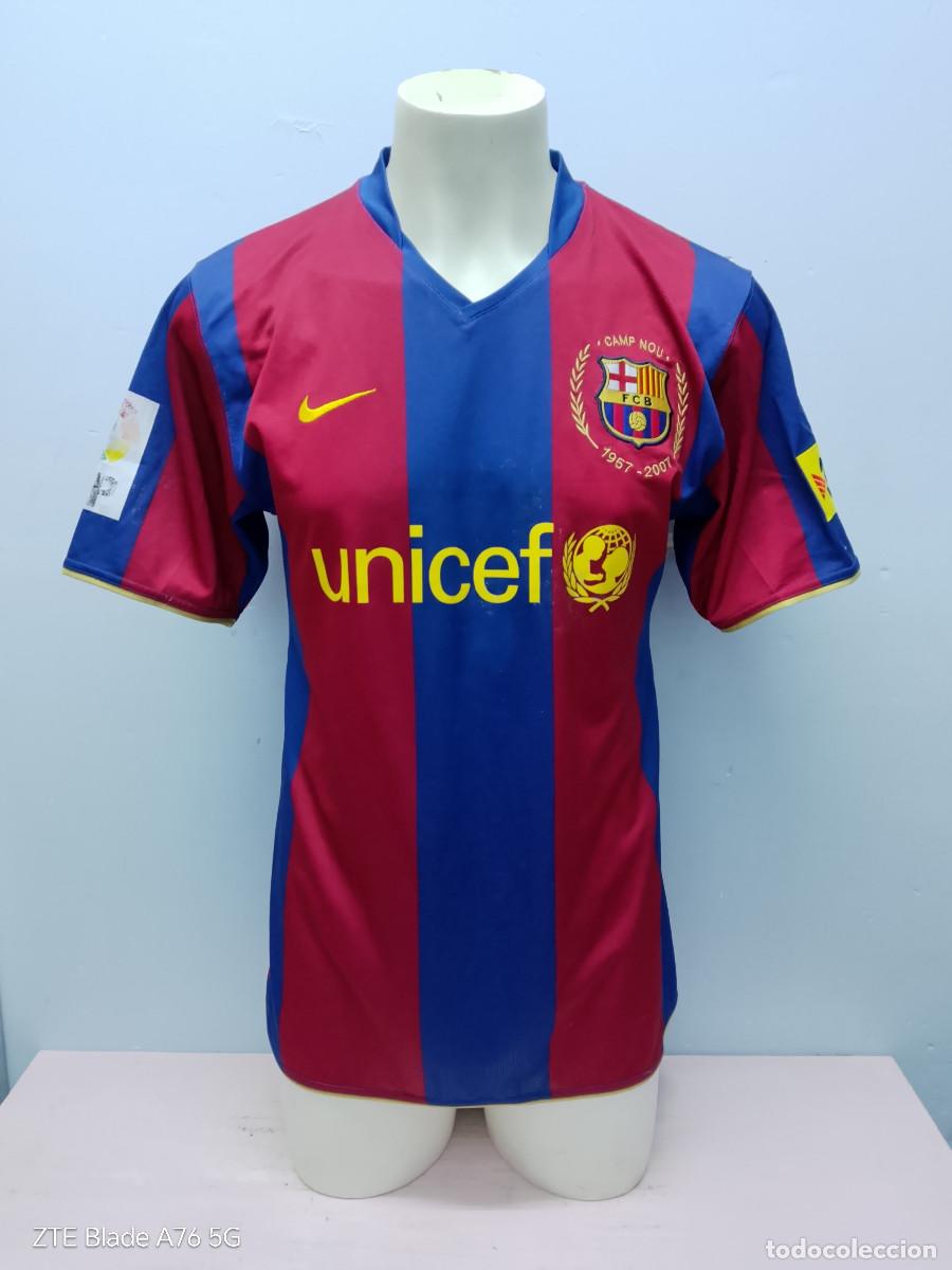 Coleccionismo deportivo: Rafa Marquez match worn FC Barcelona camiseta futbol football shirt L Mexico