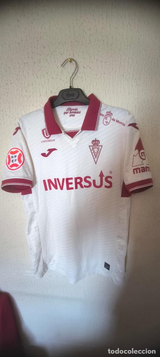 Coleccionismo deportivo: Original | Camiseta Shirt Futbol | Talla S | Real Murcia - 3 Cristo Romero - match worn vs Nastic