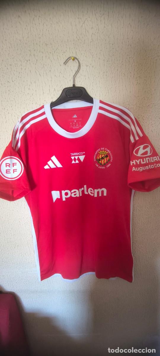 Collectionnisme sportif: Original | Camiseta Futbol | Talla M | Nastic Tarragona 24 Aitor Gelardo match worn vs Real Murcia