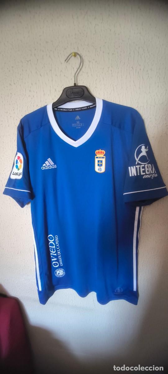 Collectionnisme sportif: Original | Camiseta Shirt Futbol | Talla M | Real Oviedo - 8 Marco Sangalli - match worn