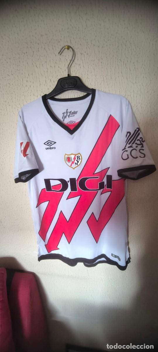 Collectionnisme sportif: Original | Camiseta Shirt Futbol Football | Talla M | Rayo Vallecano - 4 Pedro Diaz - match worn