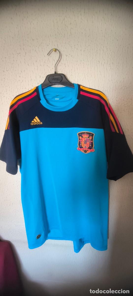 Coleccionismo deportivo: Original | Camiseta Shirt Futbol Football | Talla L | Seleccion de Espa&ntilde;a portero Mundial 2010