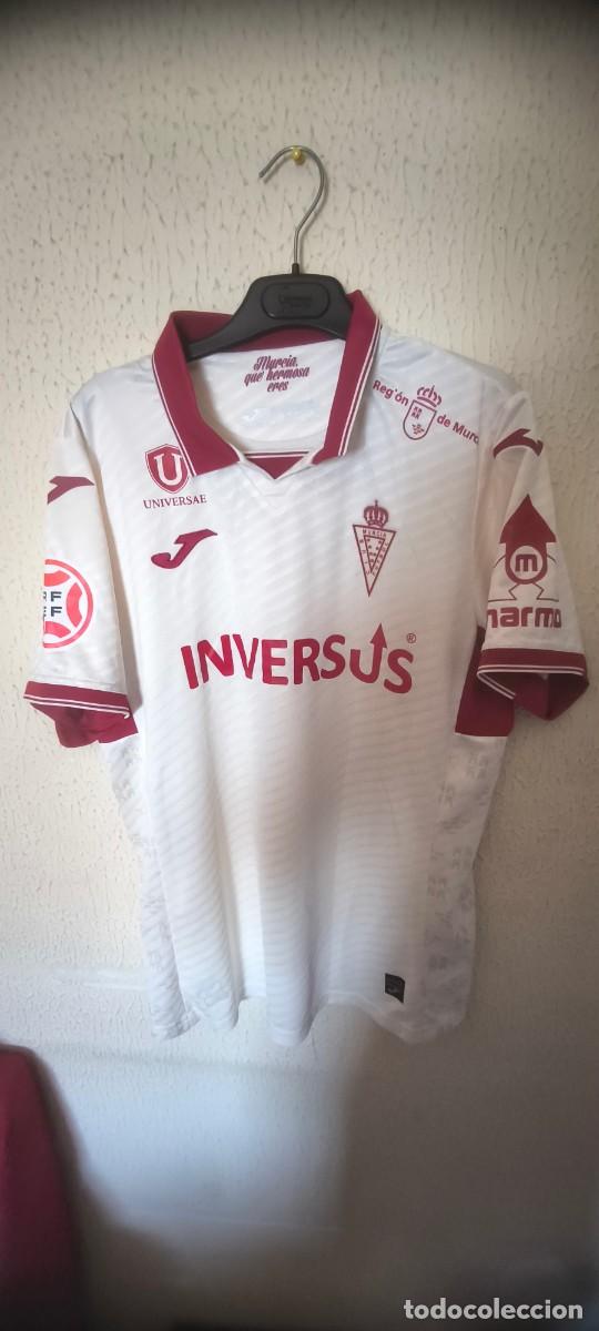 Coleccionismo deportivo: Original | Camiseta Shirt Futbol Football | Talla L | Real Murcia CF - 21 Djanbou Sekou - match worn