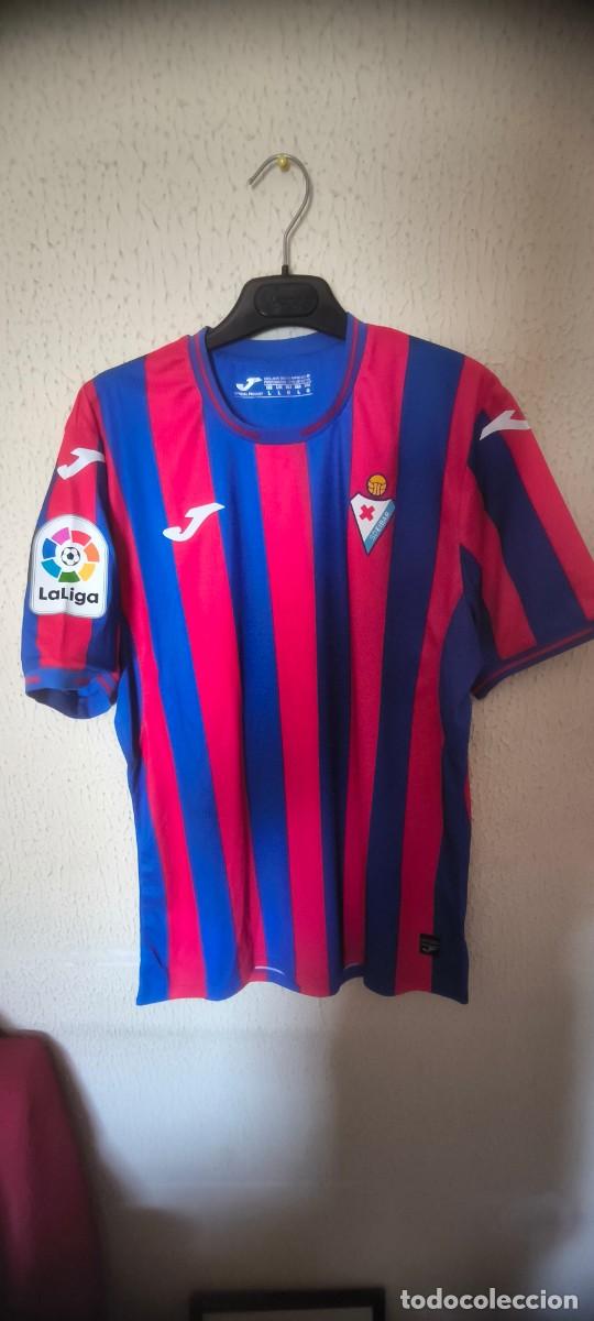 Coleccionismo deportivo: Original | Camiseta Shirt Futbol Football | Talla L | SD Eibar - 20 Blanco Leschuk - match worn