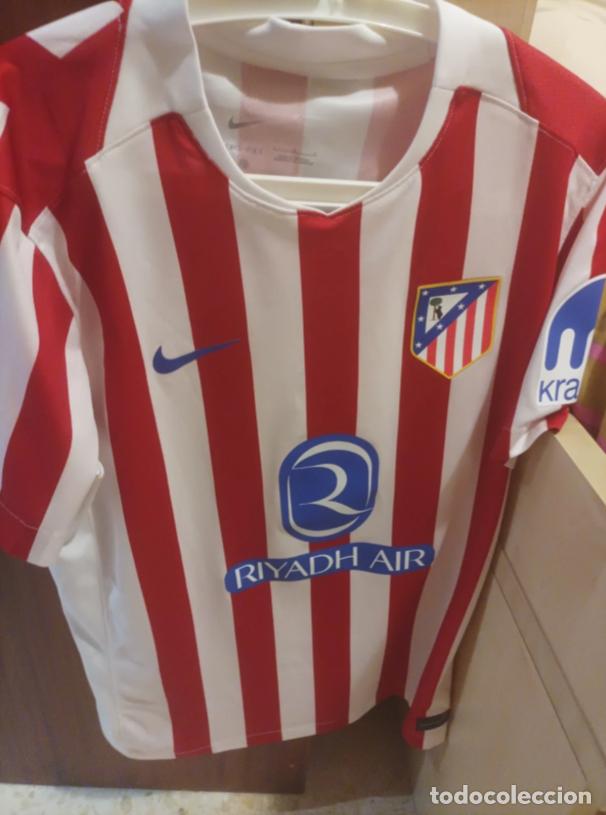 Coleccionismo deportivo: Camiseta Atletico Madrid SORLOTH Talla L