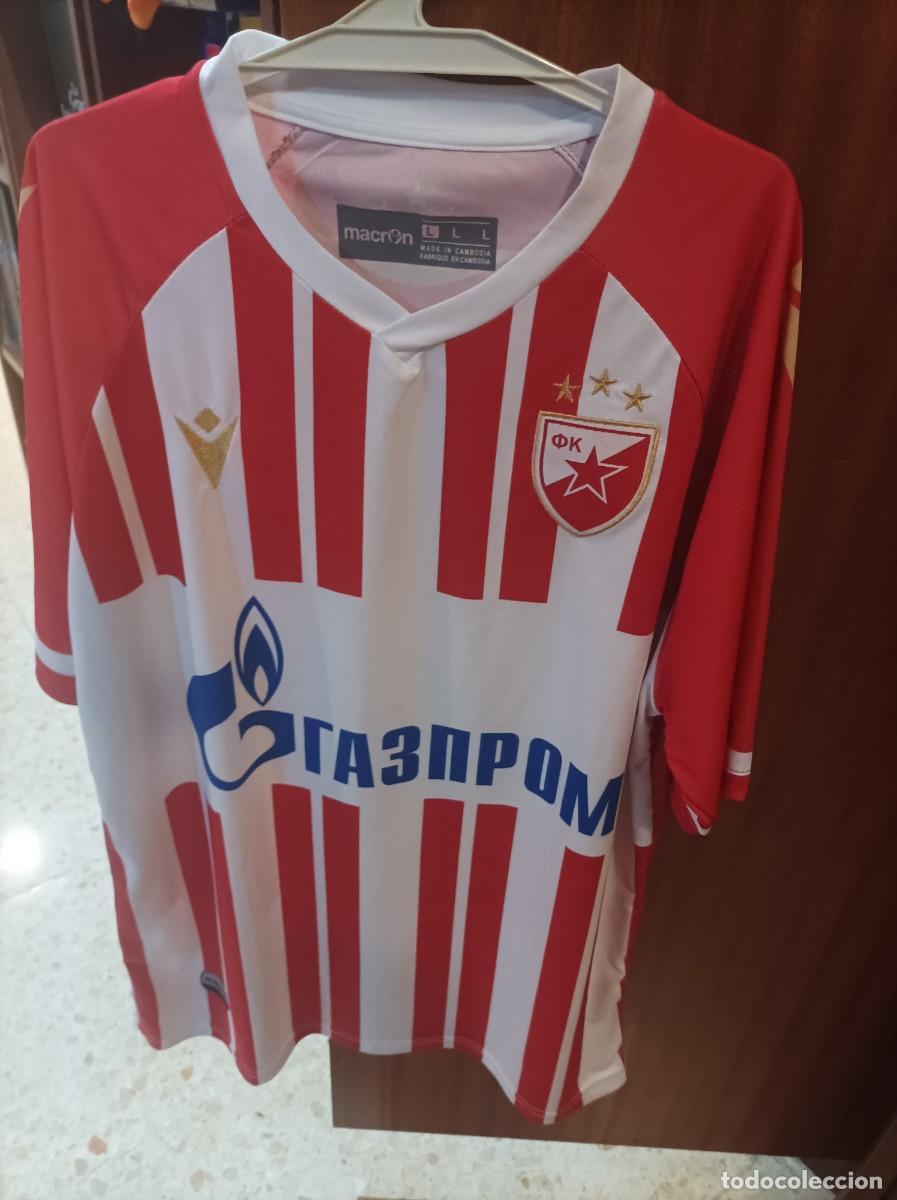 Coleccionismo deportivo: Camiseta Estrella Roja Belgrado Talla L