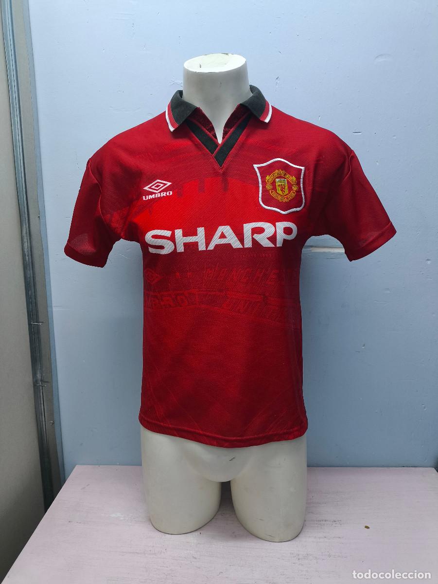 Coleccionismo deportivo: Manchester utd Cantona camiseta futbol football shirt xs 50cts