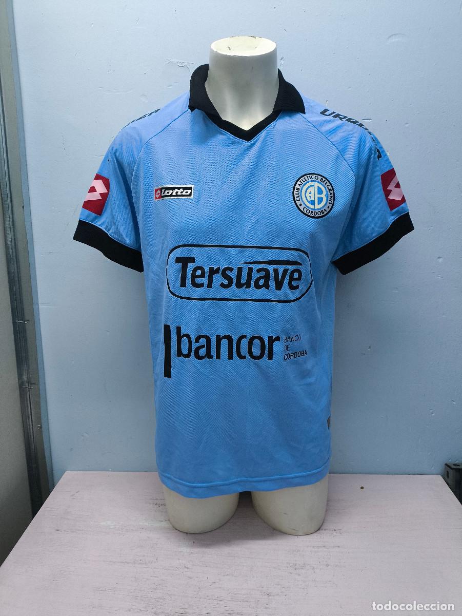 Coleccionismo deportivo: Club Atl&eacute;tico Belgrano de C&oacute;rdoba argentina camiseta futbol football shirt L 58cts