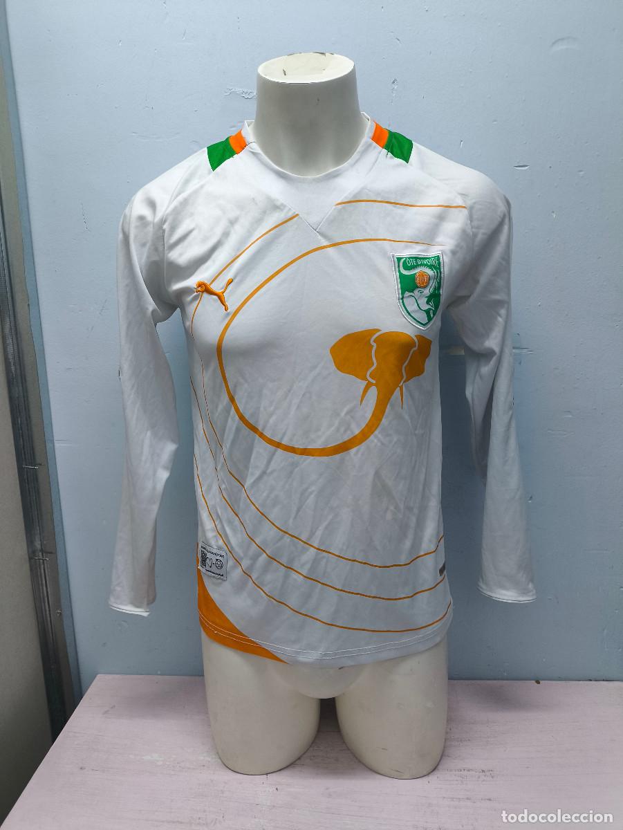 Coleccionismo deportivo: Costa de Marfil Africa camiseta futbol football shirt S-M 52cts