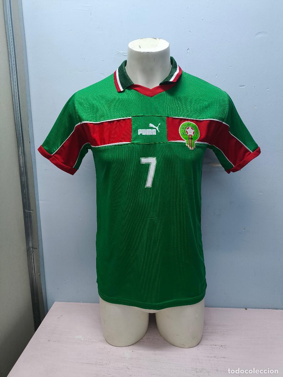 Coleccionismo deportivo: Marruecos Morocco camiseta futbol football shirt s 52cts Hadji