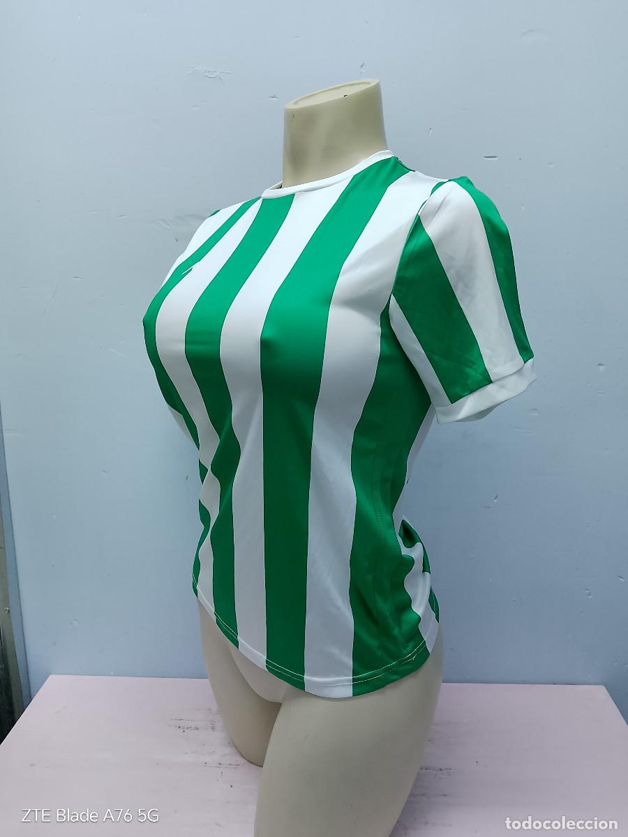 Coleccionismo deportivo: Camiseta boomerang verdiblanca camiseta futbol football shirt xs 42cts betis