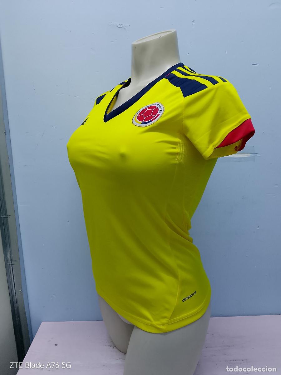 Coleccionismo deportivo: Colombia seleccion football shirt chica mujer girl woman futbol camiseta M 45cts