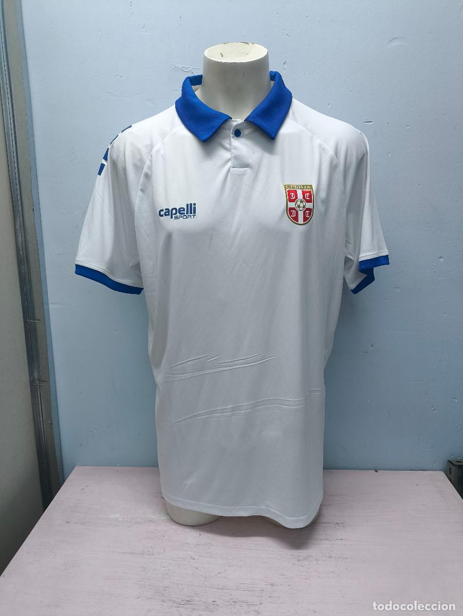 Coleccionismo deportivo: Serbia benj player Srpska football shirt camiseta futbol national shirt xl 66cts