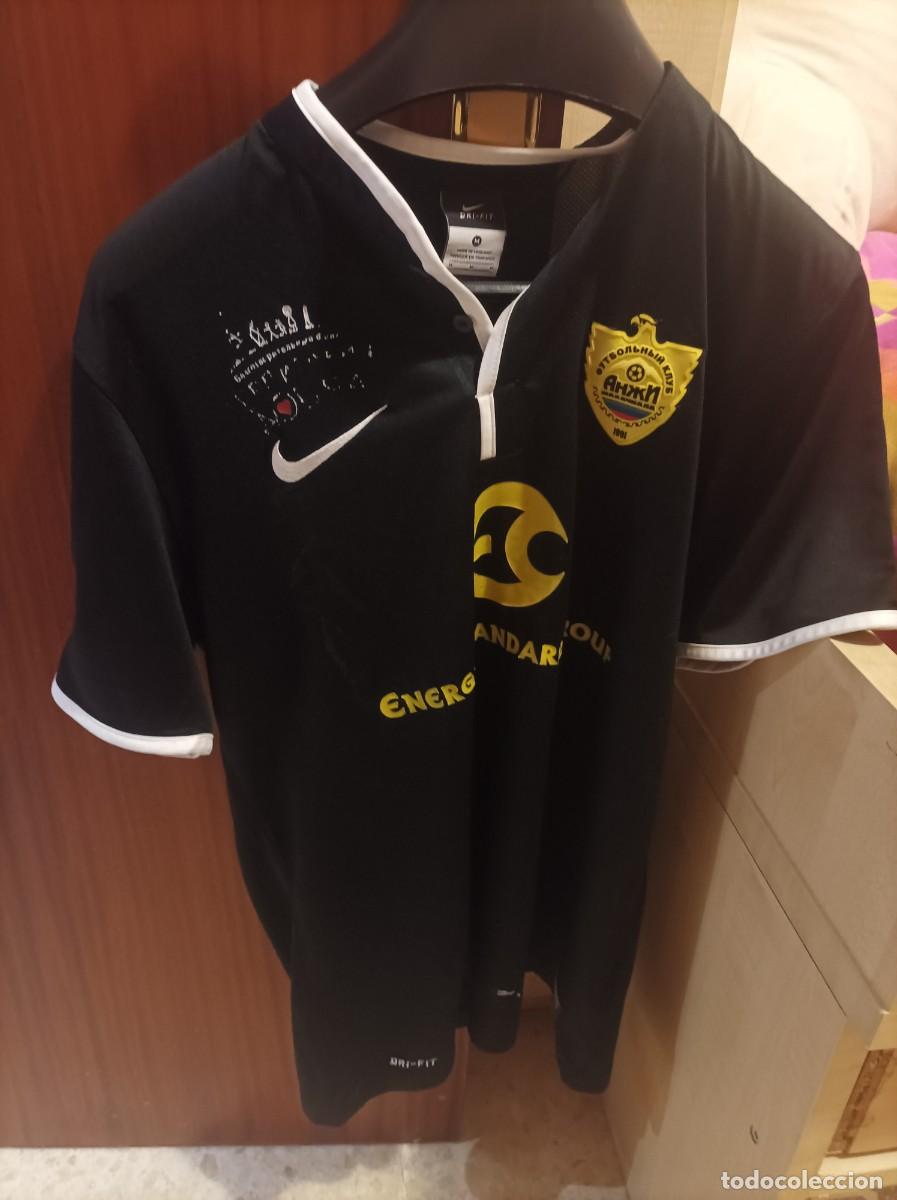 Coleccionismo deportivo: Camiseta Anzi Eto'o Match Worn Talla M