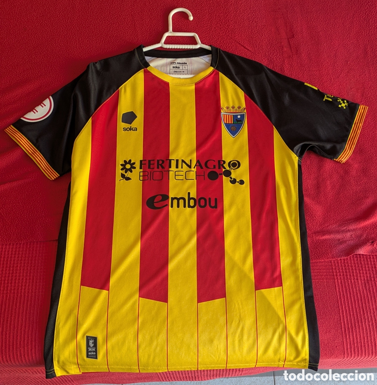 Coleccionismo deportivo: Camiseta CD Teruel Arag&oacute;n talla L