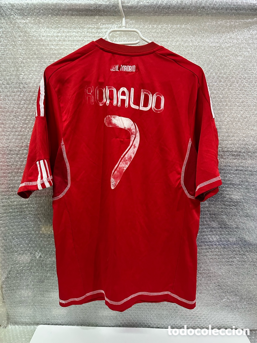 Coleccionismo deportivo: Antigua Camiseta deportiva de F&uacute;tbol REAL MADRID RONALDO N 7 TALLA -XL- Adidas