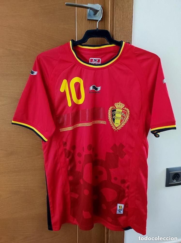 Sports collectibles: Camiseta Futbol Seleccion de Belgica 2014 - 2015 Eden Hazard numero 10