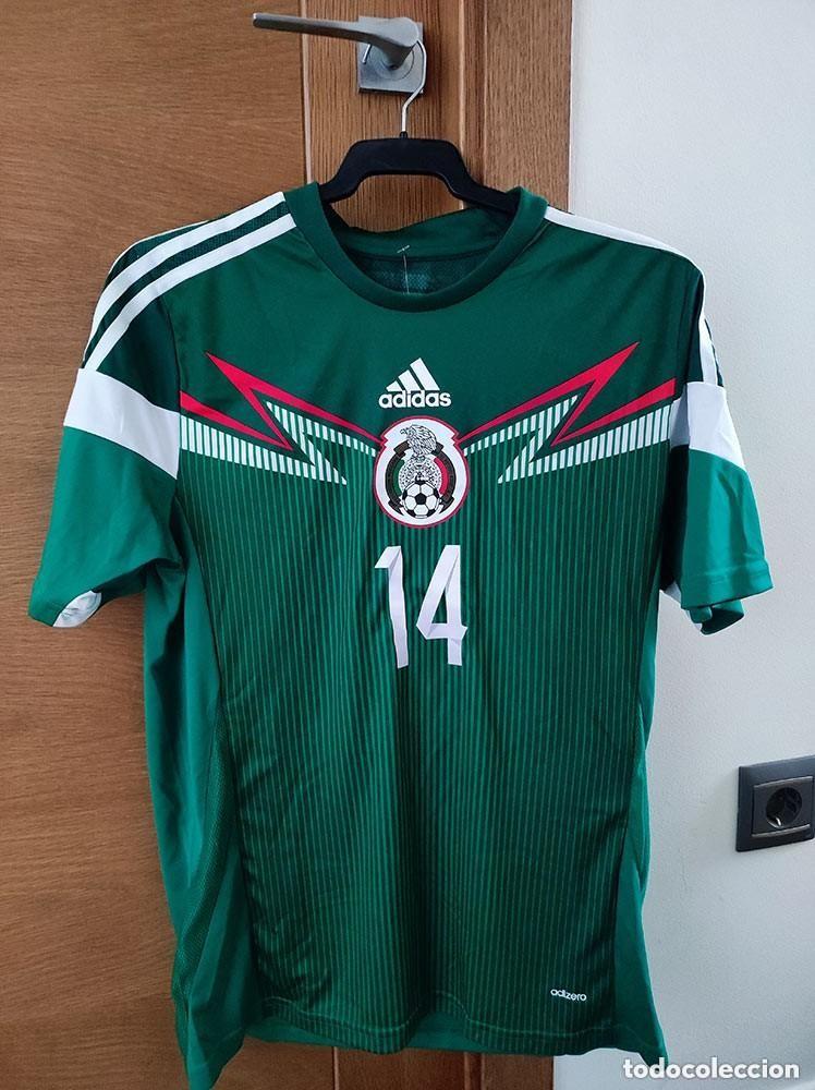 Sports collectibles: Camiseta Futbol Seleccion de Mexico 2014 - 2015 Chicharito numero 14