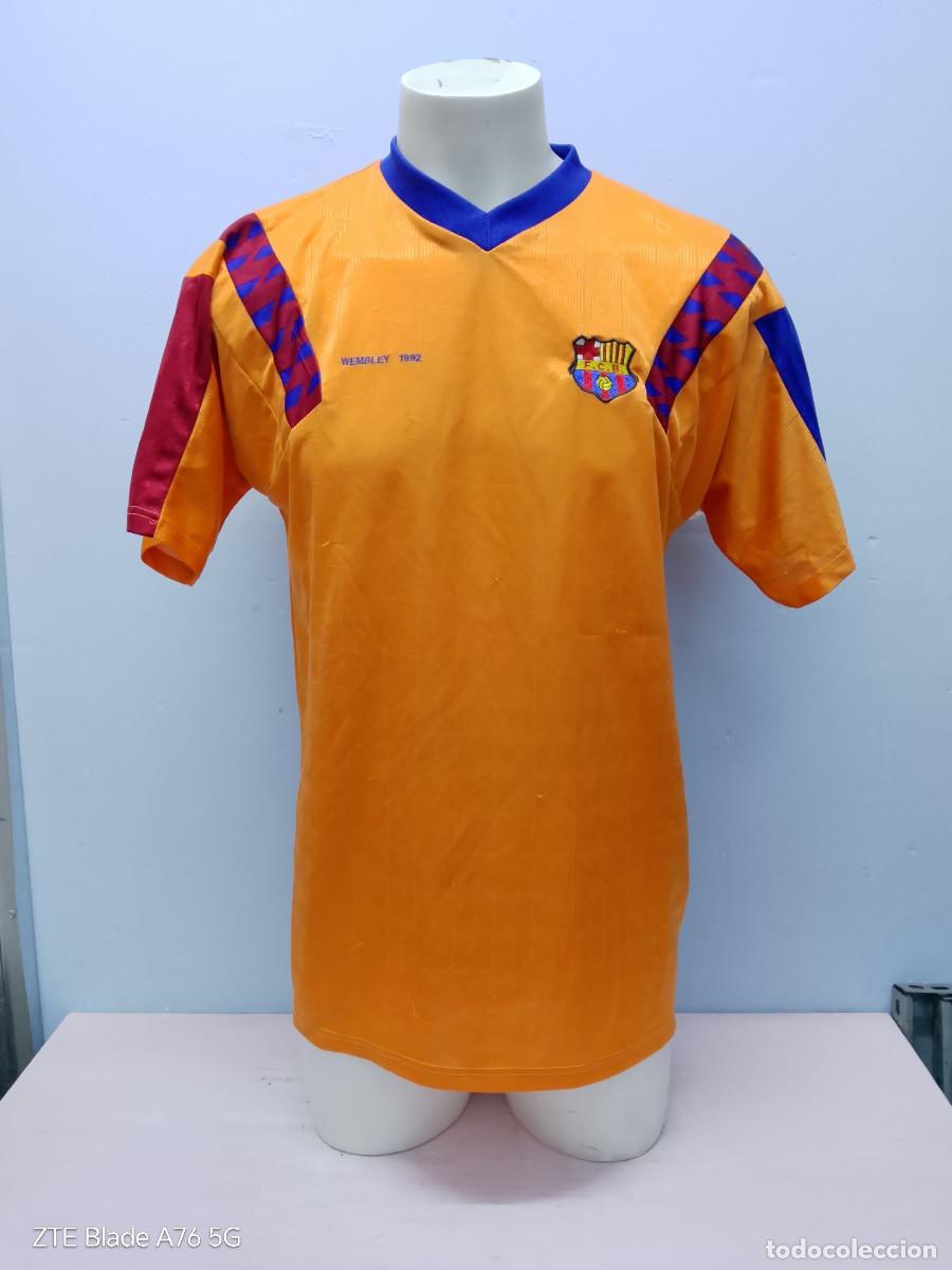 Coleccionismo deportivo: FC Barcelona wembley 1992 camiseta futbol football shirt conmemorativa L 58cts
