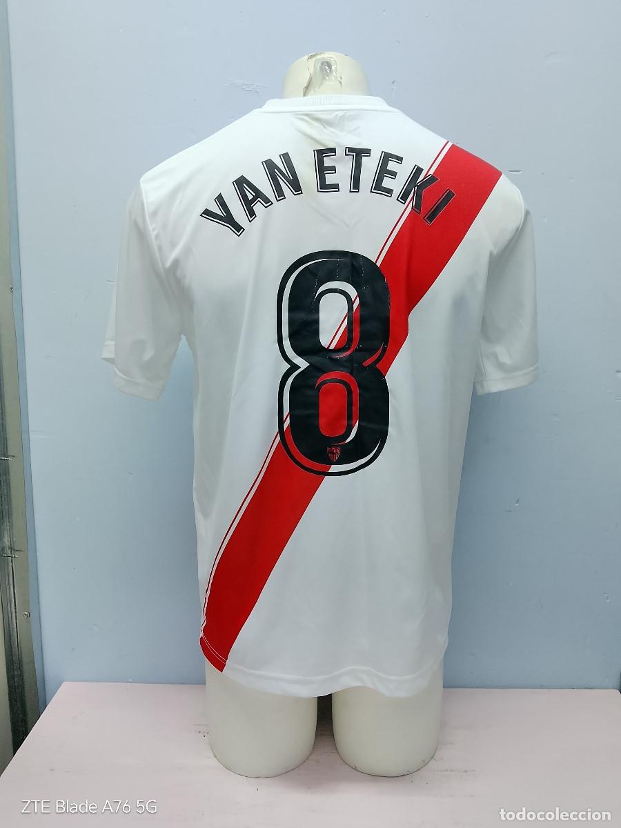 Coleccionismo deportivo: Yan Eteki Sevilla Atletico FC match worn camiseta futbol football shirt M 55cts