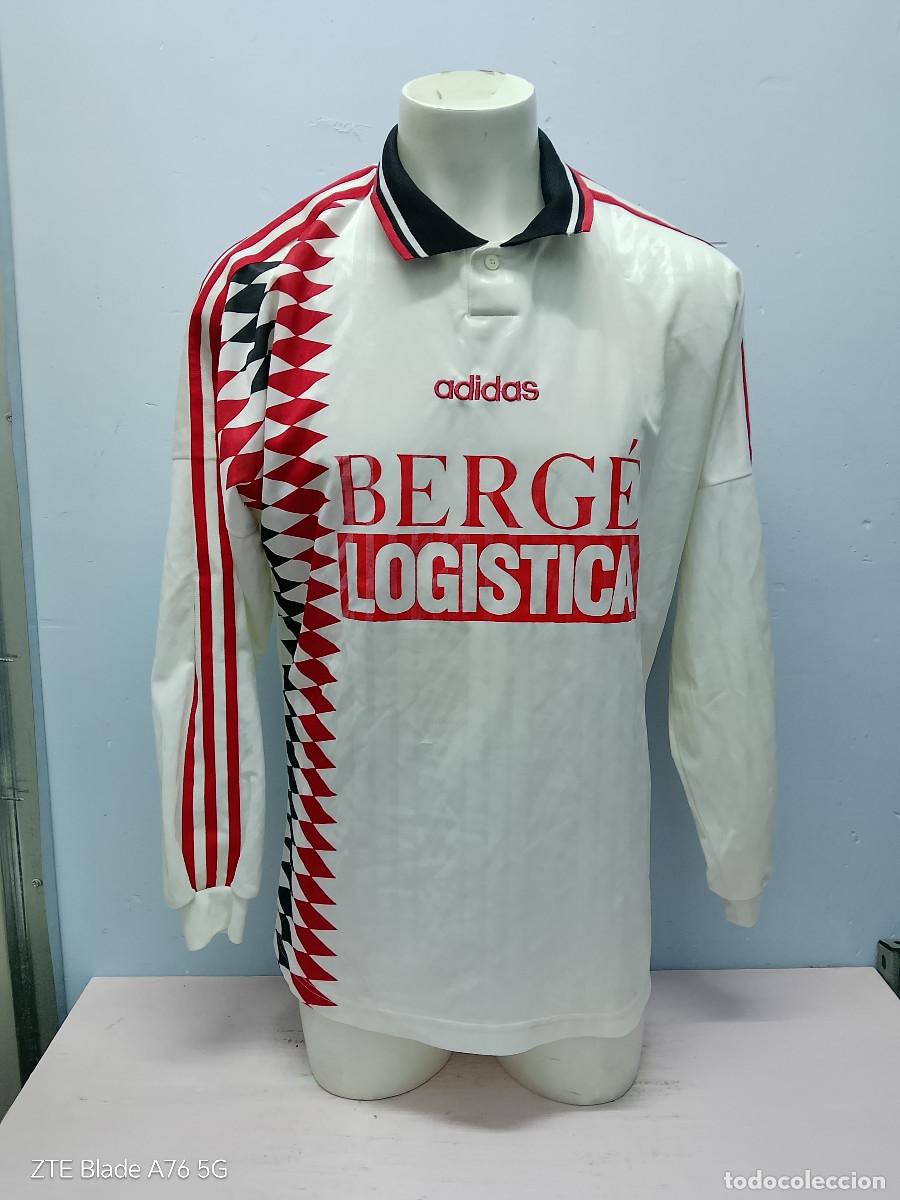 Coleccionismo deportivo: Adidas vintage camiseta futbol football shirt L