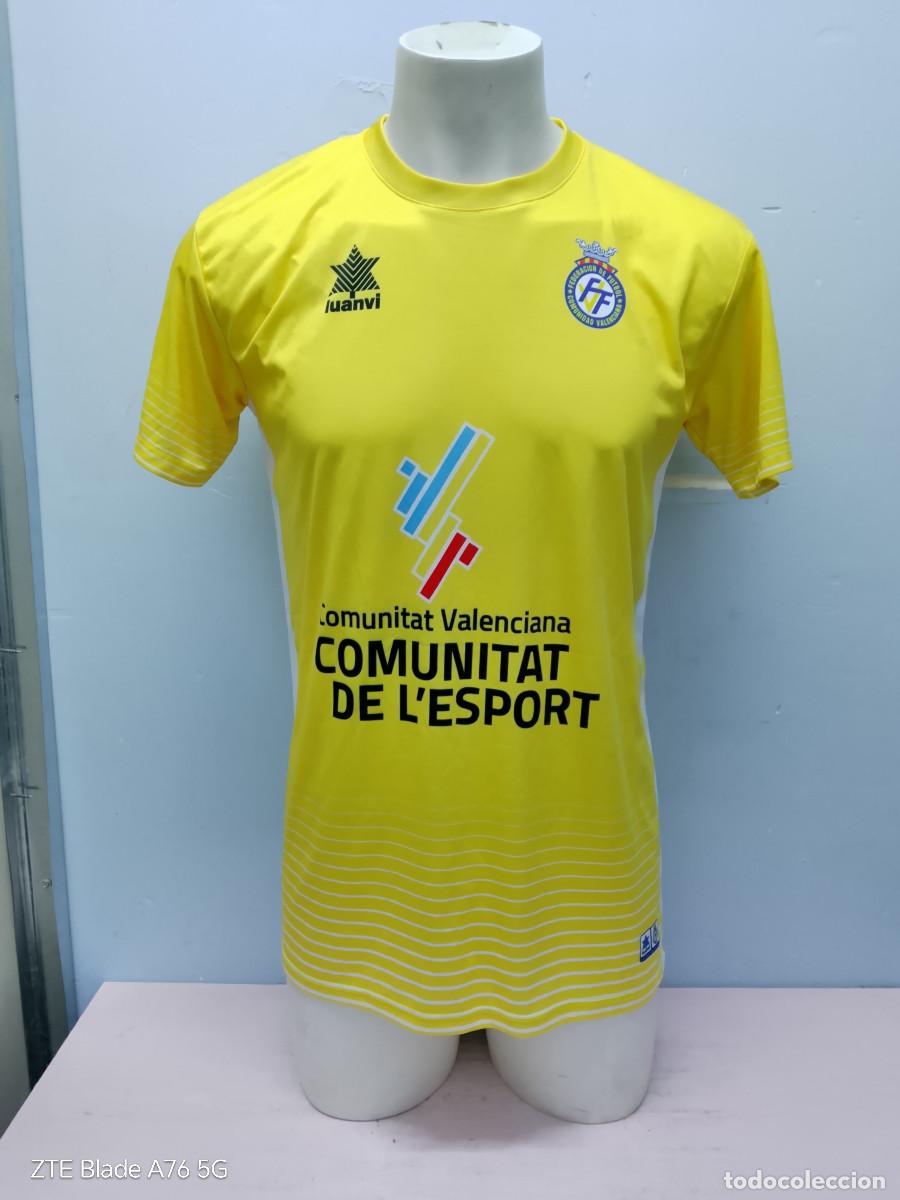 Coleccionismo deportivo: Valencia Comunidad valenciana match worn camiseta futbol football shirt match L 55cts