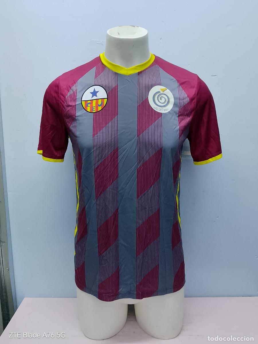 Coleccionismo deportivo: CE Jupiter barcelona camiseta futbol football shirt catalunya M 54cts