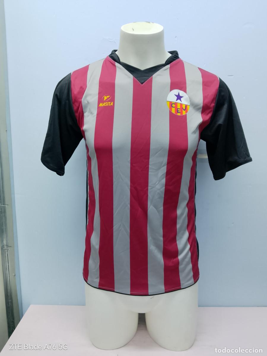 Coleccionismo deportivo: CE Jupiter barcelona camiseta futbol football shirt catalunya xs 46cts