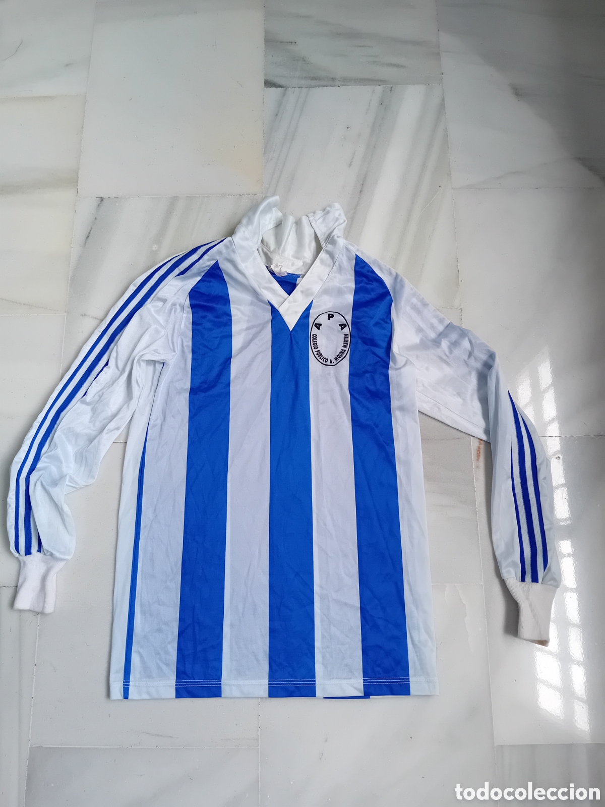Coleccionismo deportivo: CAMISETA FUTBOL VINTAGE JUAN CASABALLA TIPO REAL SOCIEDAD