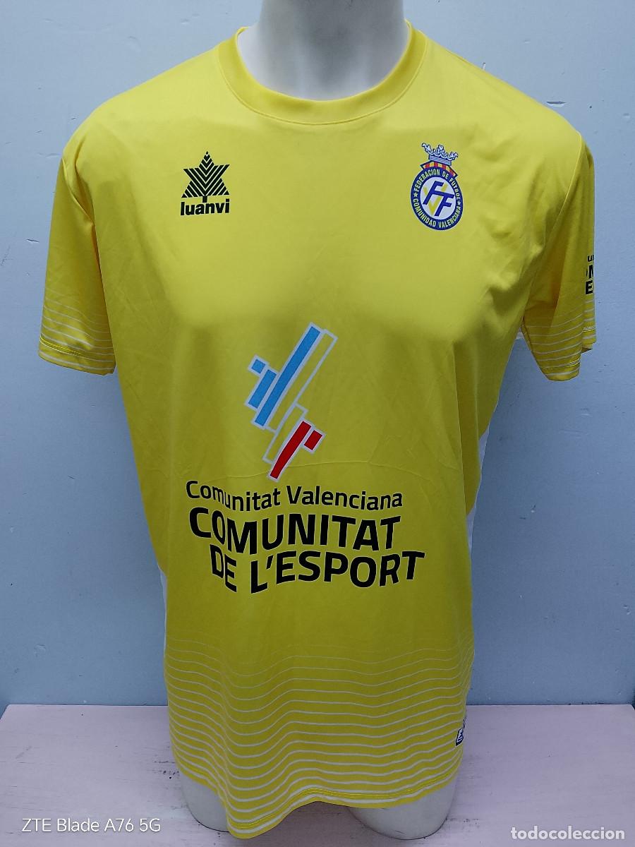 Coleccionismo deportivo: Valencia Comunidad valenciana match worn camiseta futbol football shirt match XL 55cts