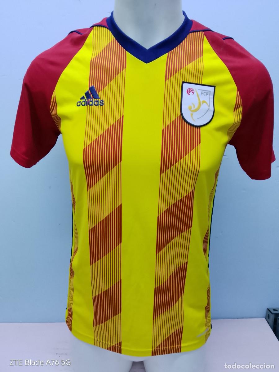 Coleccionismo deportivo: Catalunya seleccion camiseta futbol football shirt match worn S 52cts