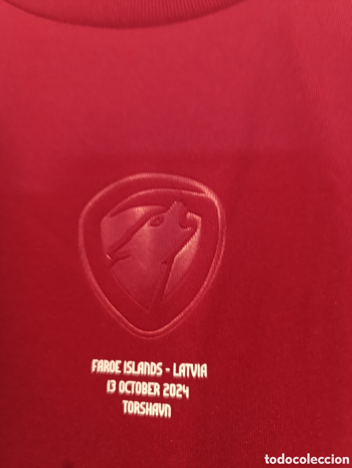 Coleccionismo deportivo: Camiseta matchworn Selecci&oacute;n de Letonia - Foto 2