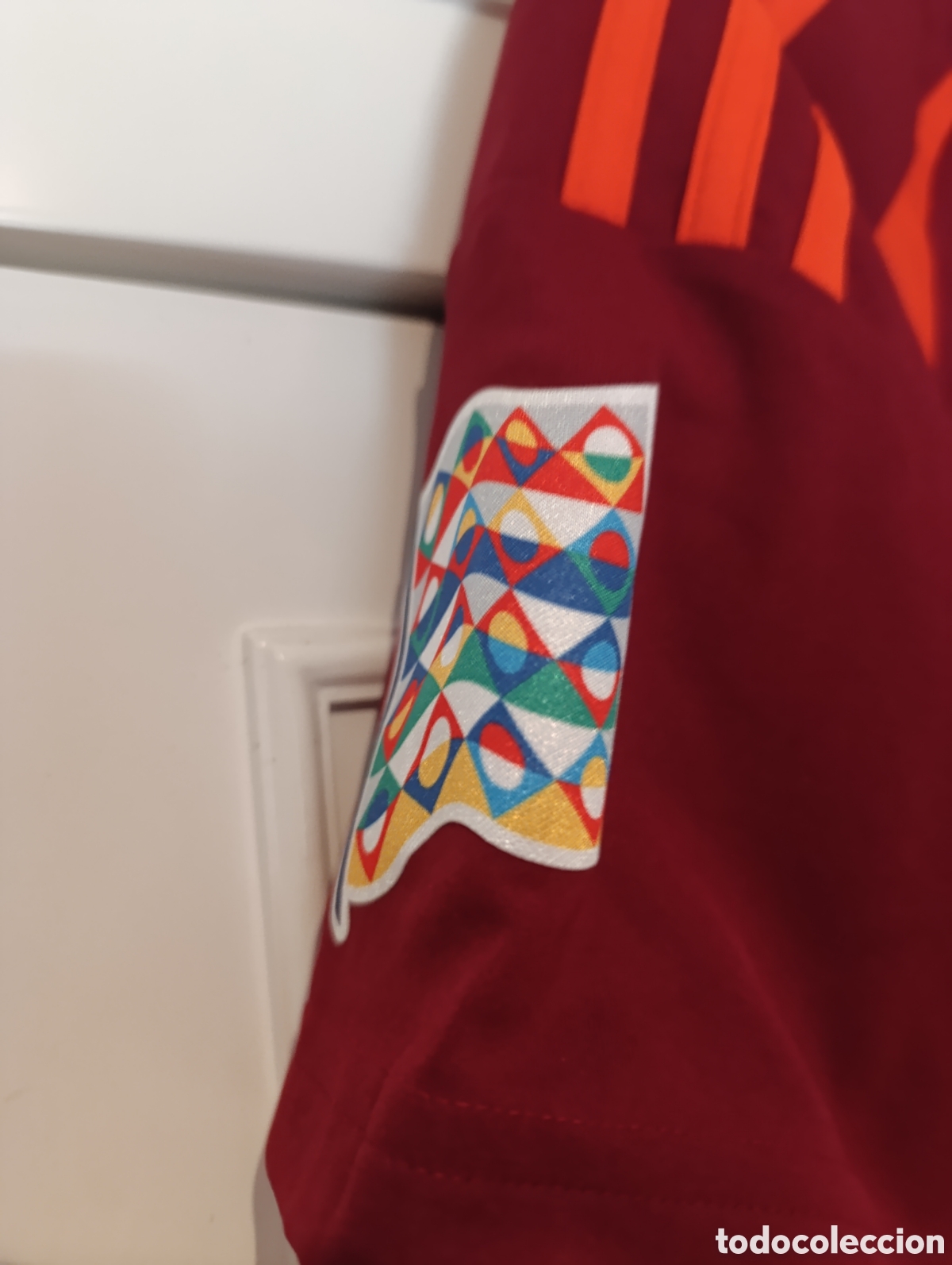 Coleccionismo deportivo: Camiseta matchworn Selecci&oacute;n de Letonia - Foto 5