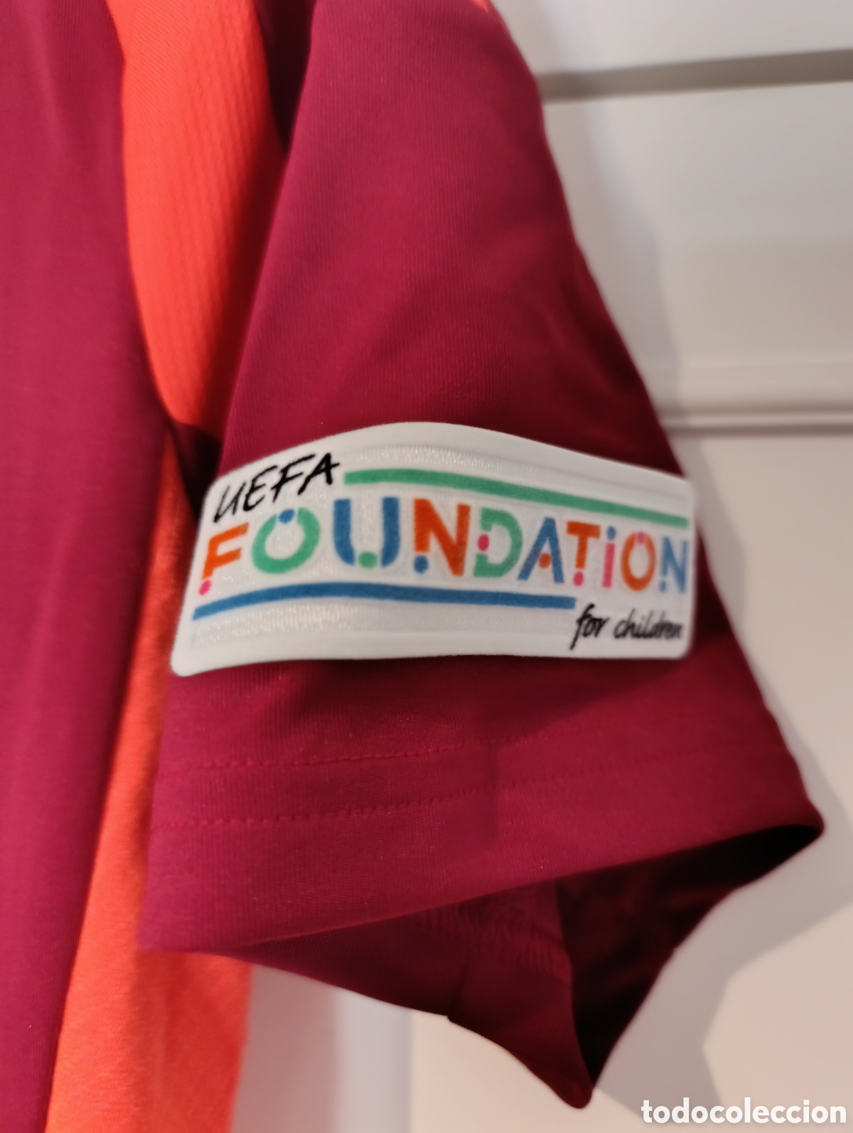 Coleccionismo deportivo: Camiseta matchworn Selecci&oacute;n de Letonia - Foto 6