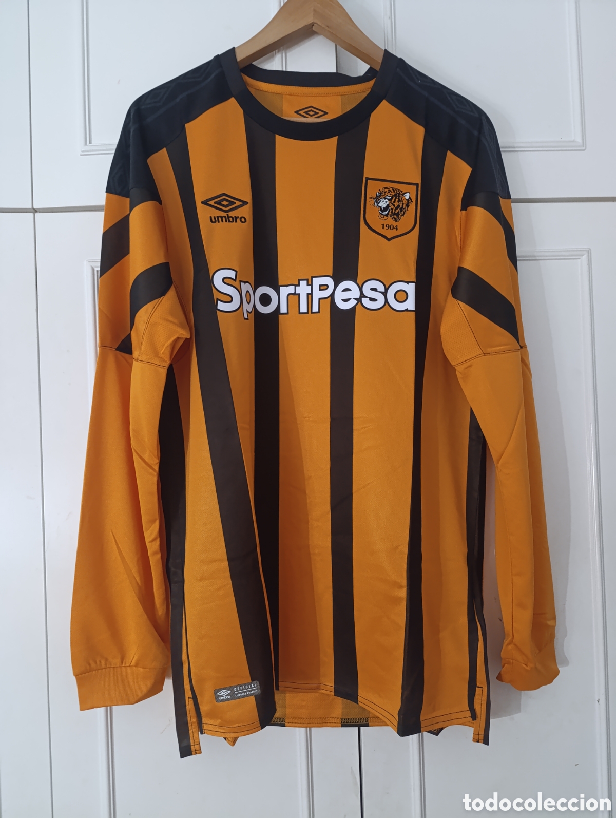 Coleccionismo deportivo: Camiseta oficial Hull City FC de Inglaterra