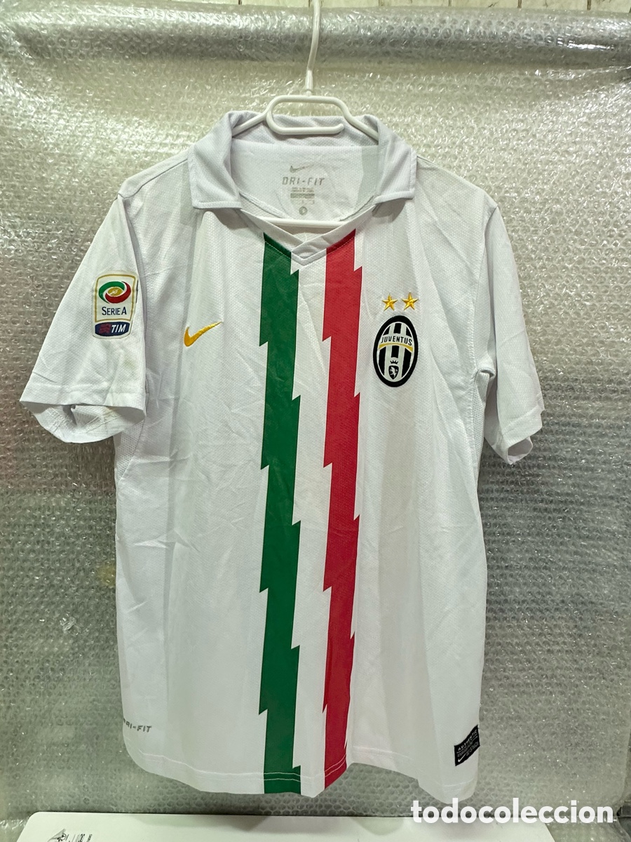 Sammelleidenschaft Sport: Antigua Camiseta deportiva de F&uacute;tbol Italiana JUVENTUS TALLA -M-