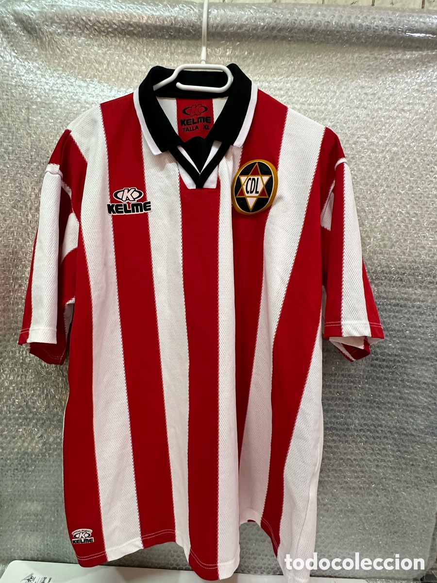 Sammelleidenschaft Sport: Antigua Camiseta deportiva de F&uacute;tbol Bemiser CDL Logro&ntilde;&eacute;s TALLA -XL-
