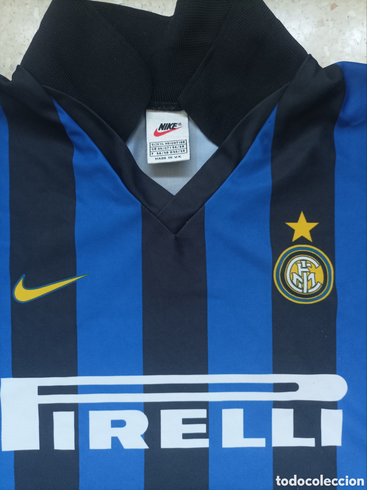 Coleccionismo deportivo: Camiseta futbol Inter de Milan 1998/99 Nike talle XL