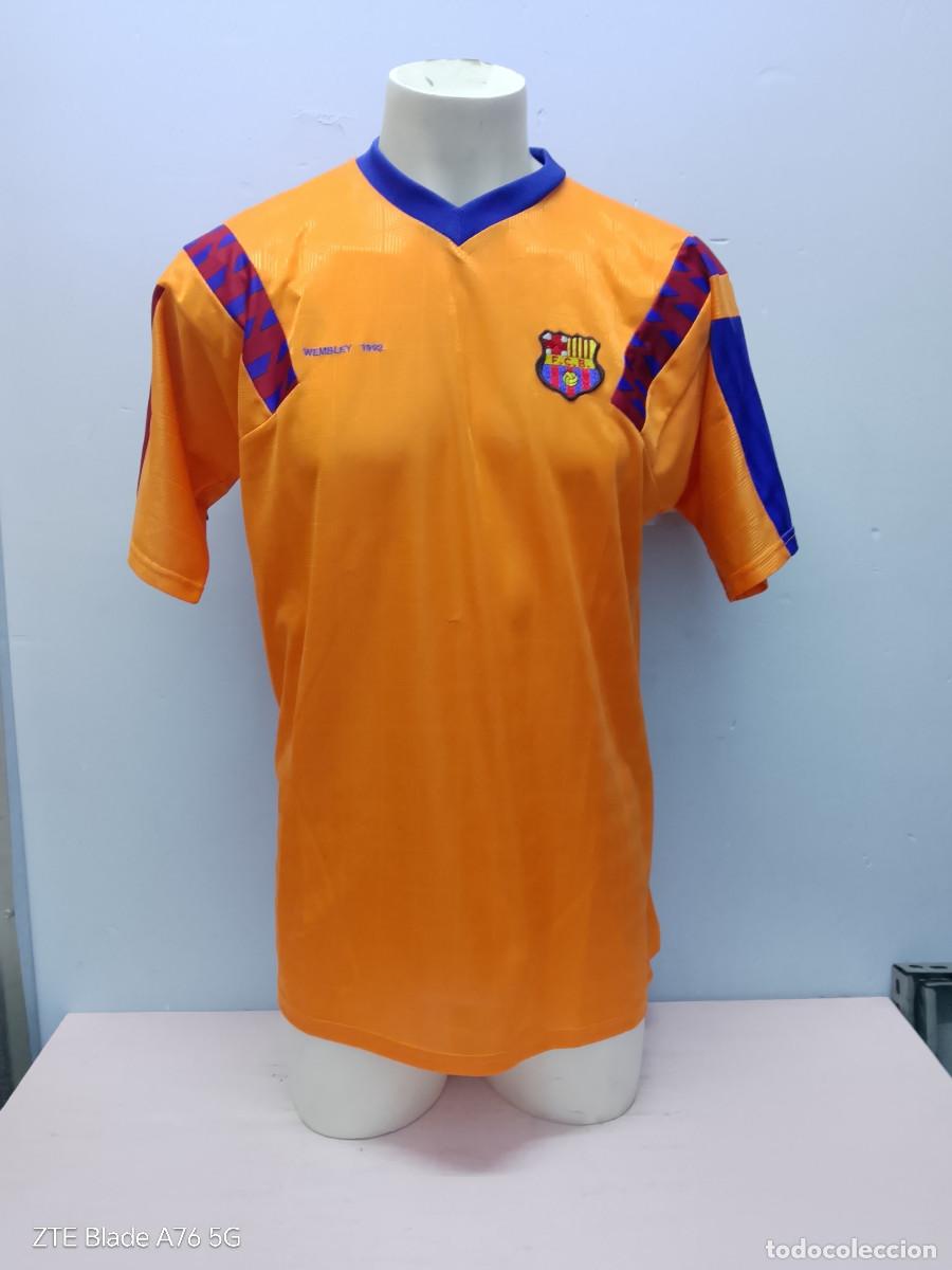 Coleccionismo deportivo: FC Barcelona wembley 1992 camiseta futbol football shirt conmemorativa L 58cts