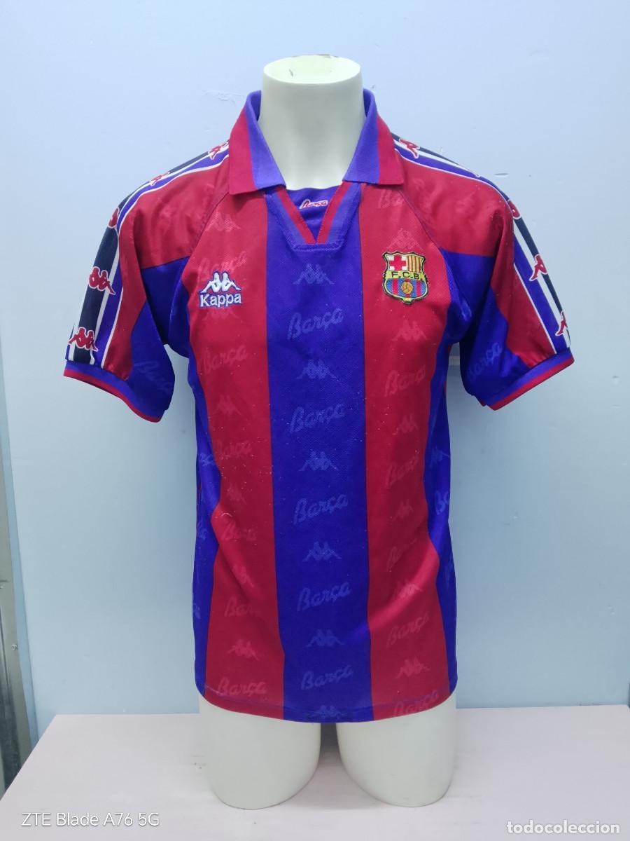 Coleccionismo deportivo: FC Barcelona Kappa 1996 camiseta futbol football shirt estado 8-10 Talla L 58cts