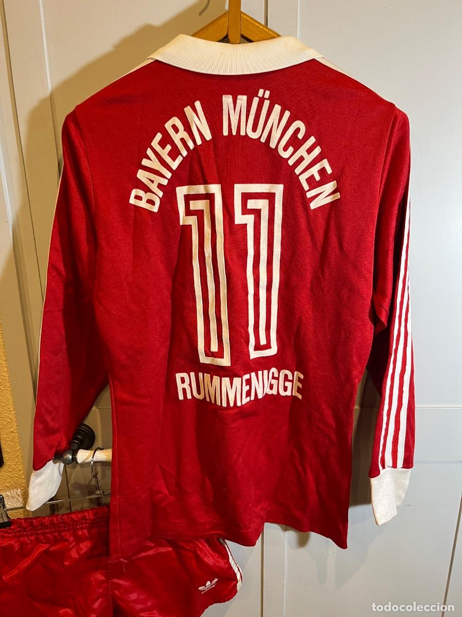 Sammelleidenschaft Sport: FC Bayern M&uuml;nchen Adidas Rummenigge 11 West Germany Iveco Magirus a&ntilde;os 80 vintage