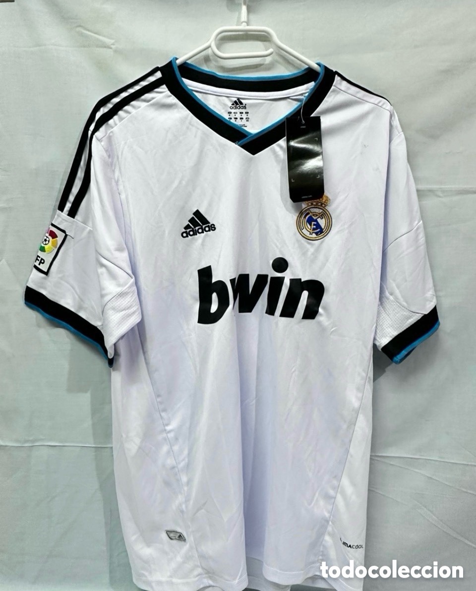 Coleccionismo deportivo: Antigua Camiseta F&uacute;tbol Club Real Madrid TALLA -M-