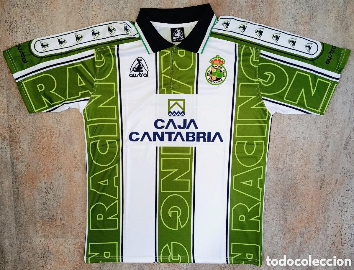Coleccionismo deportivo: Camiseta Racing Santander 1997-1998