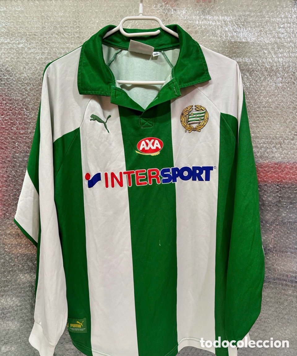 Coleccionismo deportivo: Antigua Camiseta De F&uacute;tbol H.I.F. INTERSPORT TALLA -S-