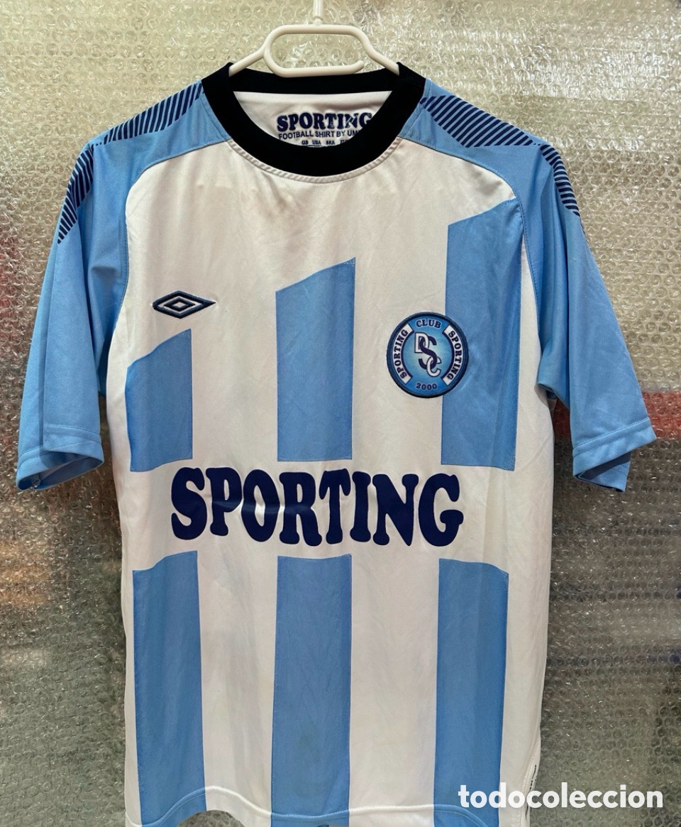 Coleccionismo deportivo: Antigua Camiseta deportiva de SPORTING GIMNASIO BISON N18 TALLA -M-