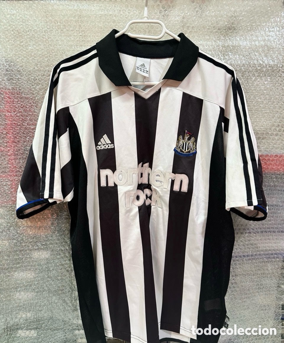 Coleccionismo deportivo: Antigua Camiseta De F&uacute;tbol NEWCASTLE UNITED Northern Rock TALLA -XL-
