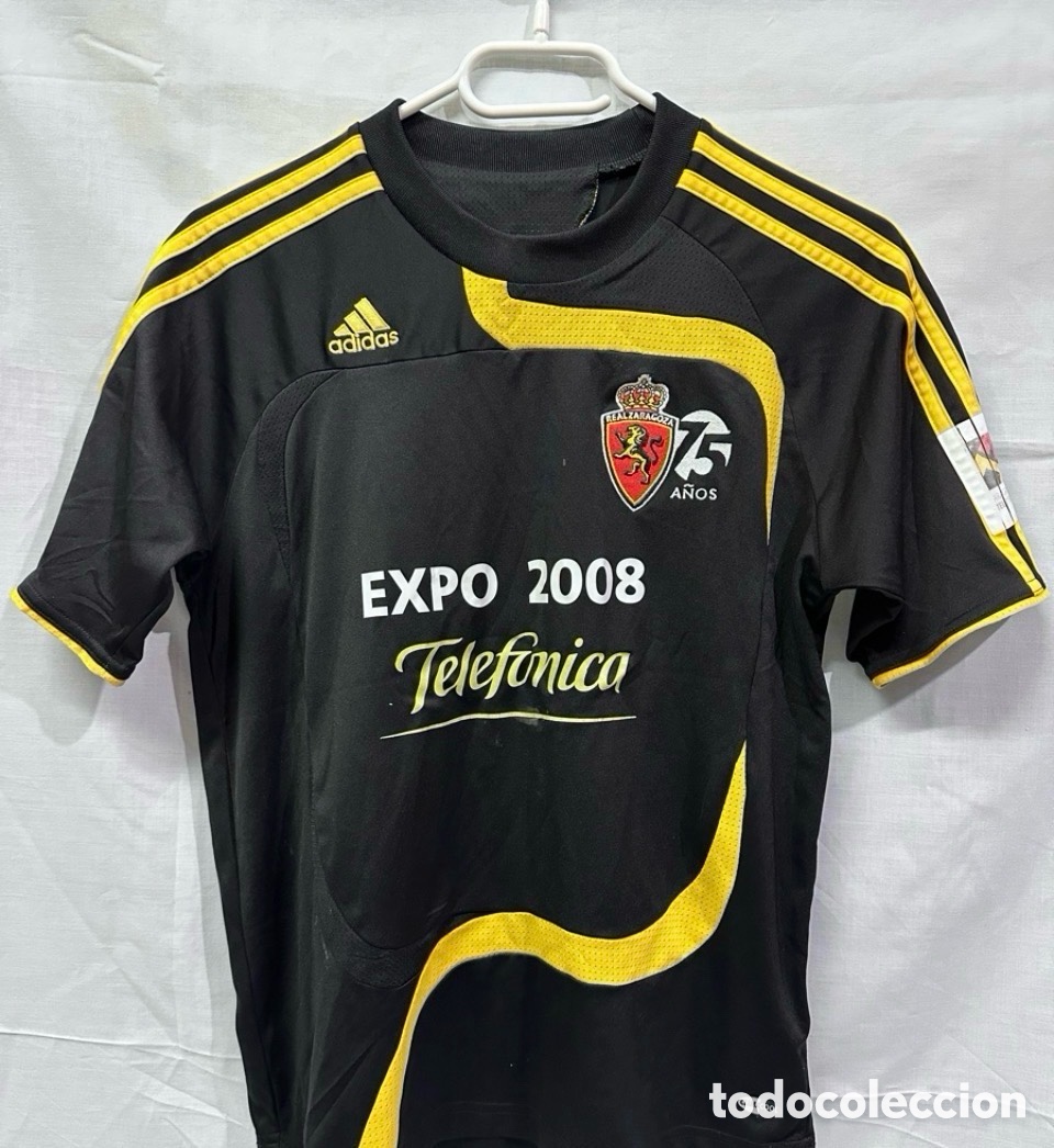 Coleccionismo deportivo: Antigua Camiseta Futbol Club Real ZARAGOZA EXPO 2008 TALLA -XS-
