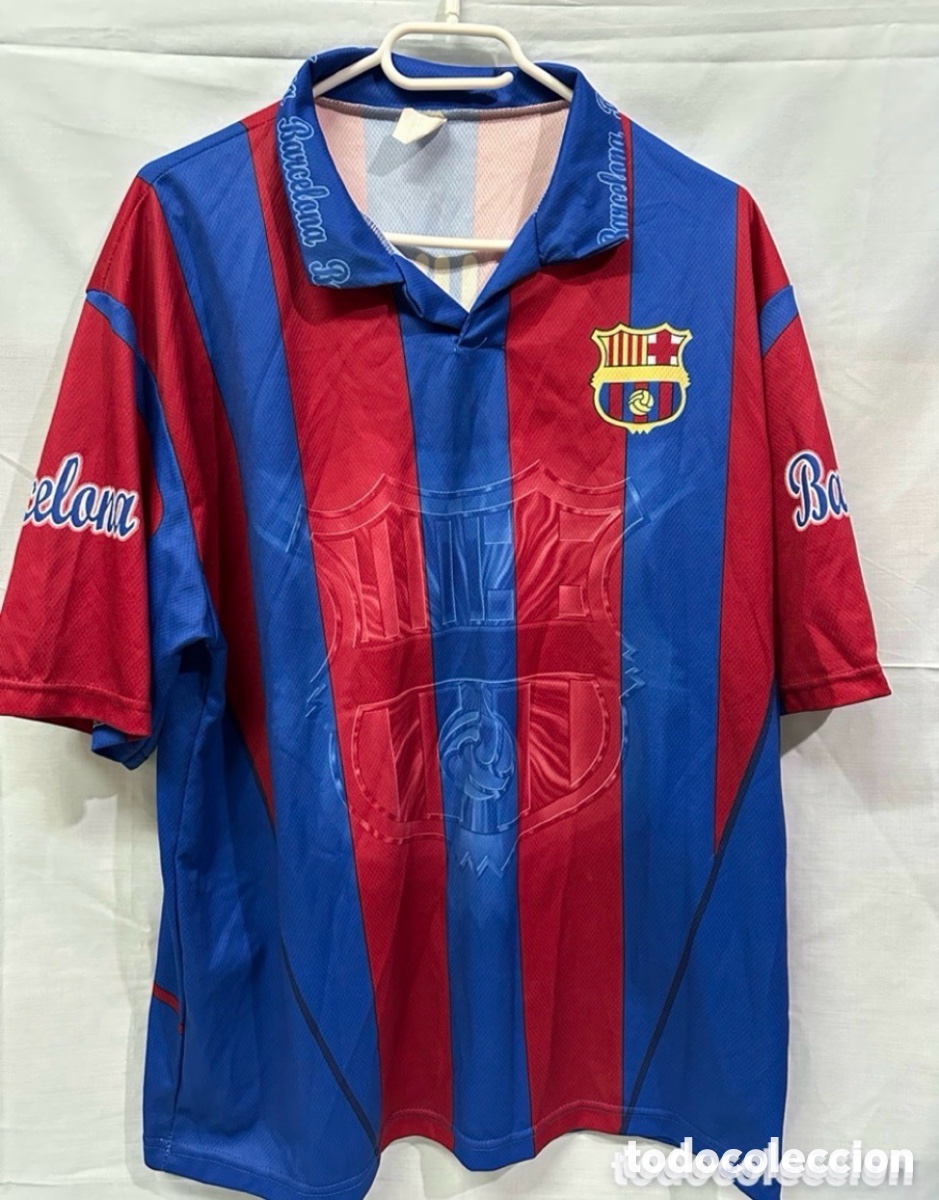 Coleccionismo deportivo: Antigua Camiseta De Futbol Bar&ccedil;a KLUIVERT N9 TALLA -XL-